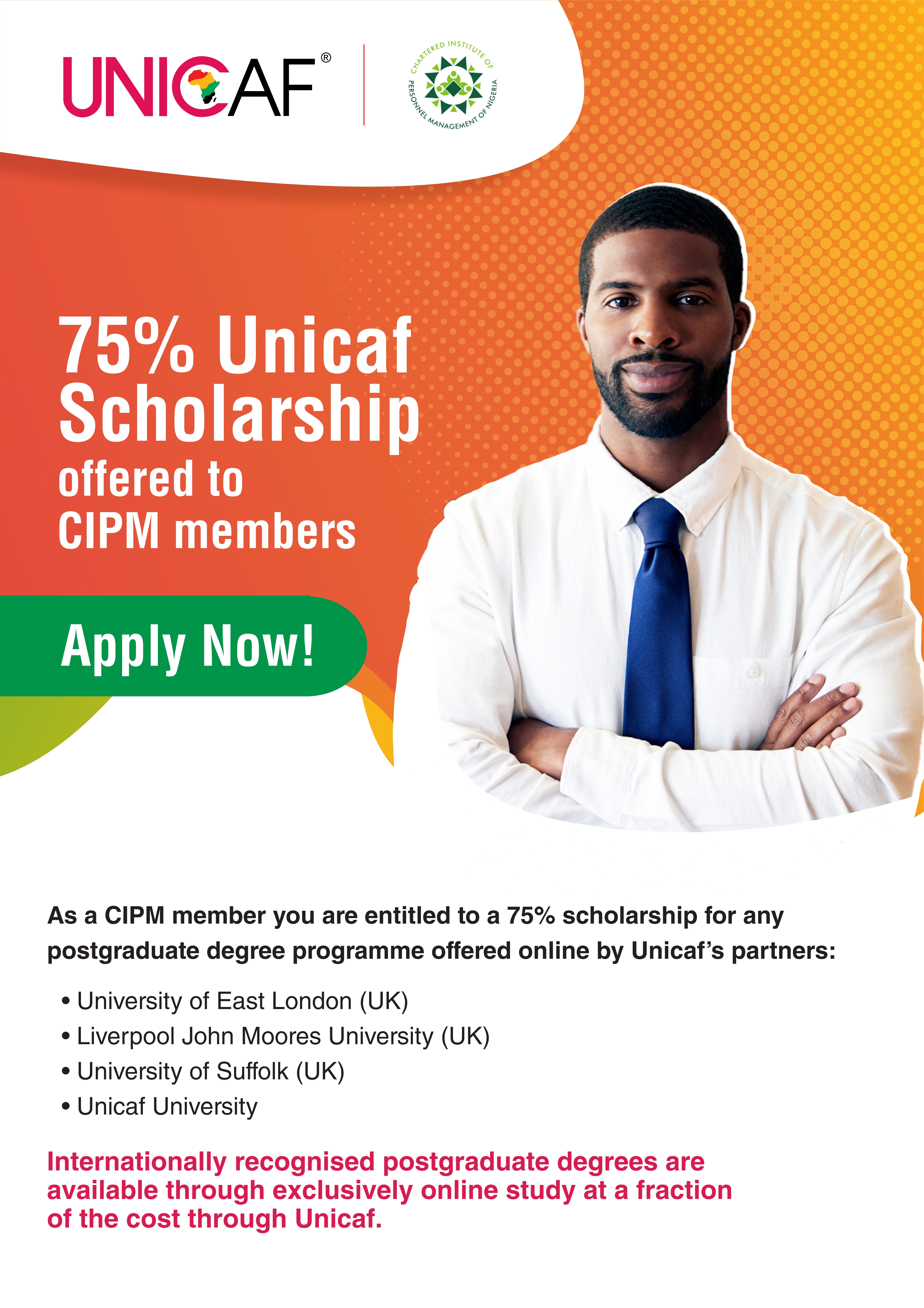CIPM - Unicaf University MoU